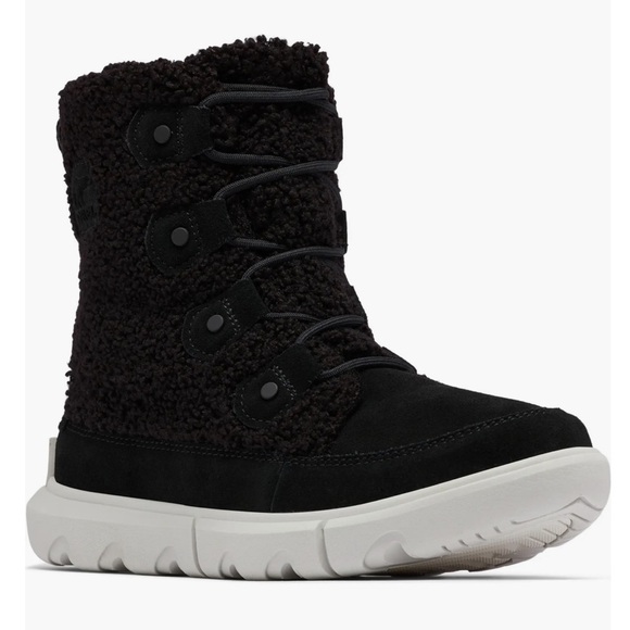 Sorel | Explorer Next Joan Cozy | Black, Moonstone | Size 6 - Picture 1 of 15